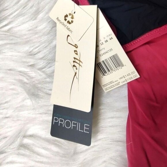 Profile By Gottex One Piece Swimsuit 10 Swimdress Pink Dandy Retro pinup - Picture 11 of 11